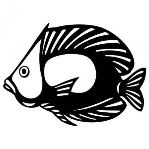 Aufkleber Fish 06