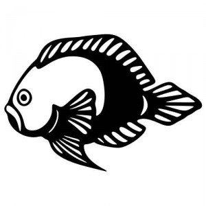 Aufkleber Fish 09