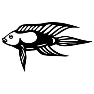 Aufkleber Fish 15