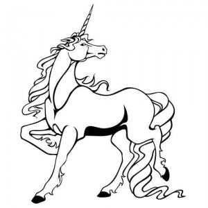 Folienaufkleber Fabelwesen Einhorn 03