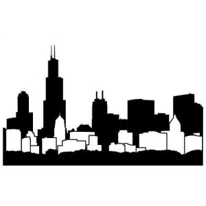 Wandtattoo Skyline Chicago