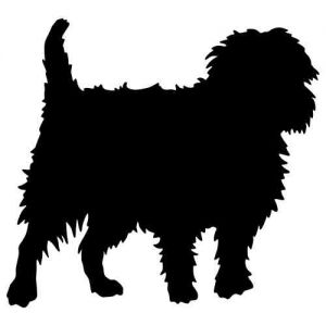 Aufkleber Hund Affenpinscher 3