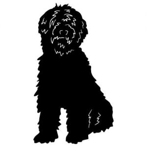 Aufkleber Hund Australien Labradoodle