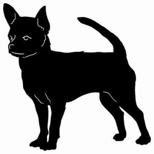 Aufkleber Hund Chihuahua 4