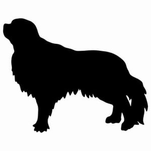 Aufkleber Hund English Toy Spaniel