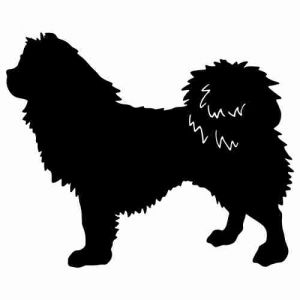 Aufkleber Hund Tibet Spaniel 2