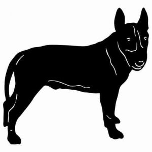 Aufkleber Hund Bull Terrier 3