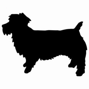 Aufkleber Hund Glen of Imaal Terrier 2