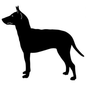 Aufkleber Hund Manchester Terrier 3