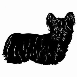 Aufkleber Hund Skype Terrier