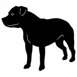 Aufkleber Hund Staffordshire Bull Terrier 3