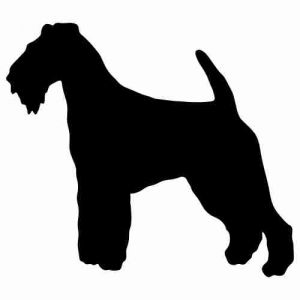 Aufkleber Hund Welsh Terrier 2