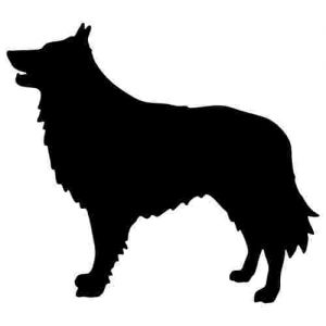 Aufkleber Hund Belgian Shepherd 2