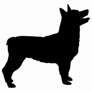 Aufkleber Hund Swedish Valhund