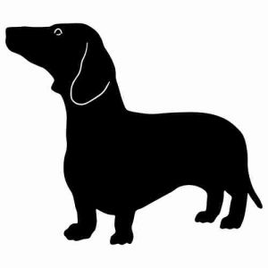 Aufkleber Hund Dachshund 5