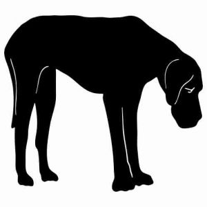 Aufkleber Hund Great Dane 2