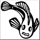 Aufkleber Fish 00