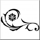 Dekoaufkleber Scroll Designs 027