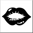 Folienaufkleber Lippen 02