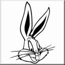 Aufkleber Comicfigur Bugs Bunny