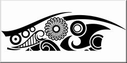 Auto Aufkleber Beach- und Hawaii Designs 1C 61