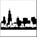 Wandtattoo Skyline Chicago