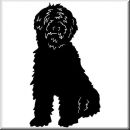 Aufkleber Hund Australien Labradoodle