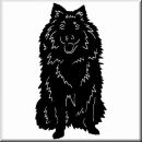 Aufkleber Hund Eurasier