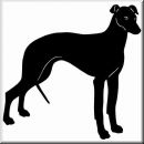 Aufkleber Hund Greyhound