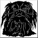 Aufkleber Hund Pekinese 2