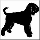 Aufkleber Hund Black Russian Terrier