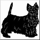 Aufkleber Hund Scottish Terrier