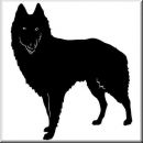 Aufkleber Hund Belgian Shepherd