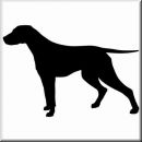 Aufkleber Hund Pointer 2