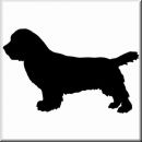 Aufkleber Hund Sussex Spaniel 2