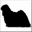 Aufkleber Hund Puli