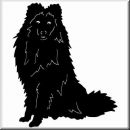 Aufkleber Hund Shetland Sheepdog