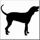 Aufkleber Hund Blue Tick 3