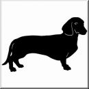 Aufkleber Hund Dachshund 2