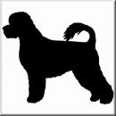 Aufkleber Hund Portugese Water Dog 2