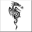 Folienaufkleber Tribal Drache 03