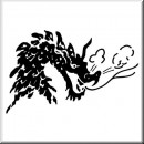 Folienaufkleber Tribal Drache 08